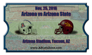 Arizona Wildcats vs Arizona State Sun Devils Football Tickets