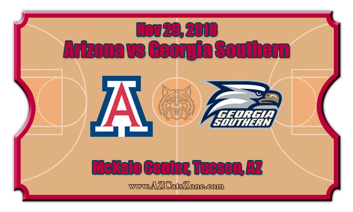 Arizona Wildcats vs Georgia Southern Eagles Basketball Tickets | 11/29/18