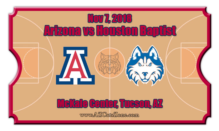 Arizona Wildcats vs Houston Baptist Huskies Basketball Tickets | 11/07/18