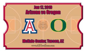 Arizona Wildcats vs Oregon Ducks Basketball Tickets | 01/17/19