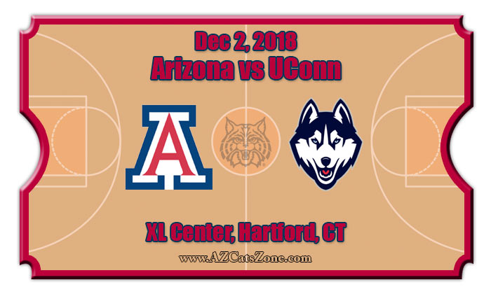 UConn Huskies vs Arizona Wildcats Basketball Tickets | 12/02/18