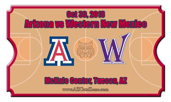 Arizona Wildcats vs Western New Mexico Mustangs Basketball Tickets