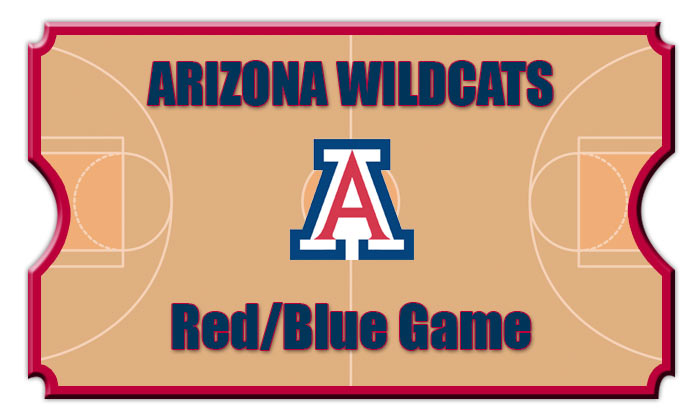 Arizona Wildcats Red Blue Game Basketball Tickets