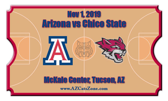 Arizona Wildcats vs Chico State Wildcats Basketball Tickets