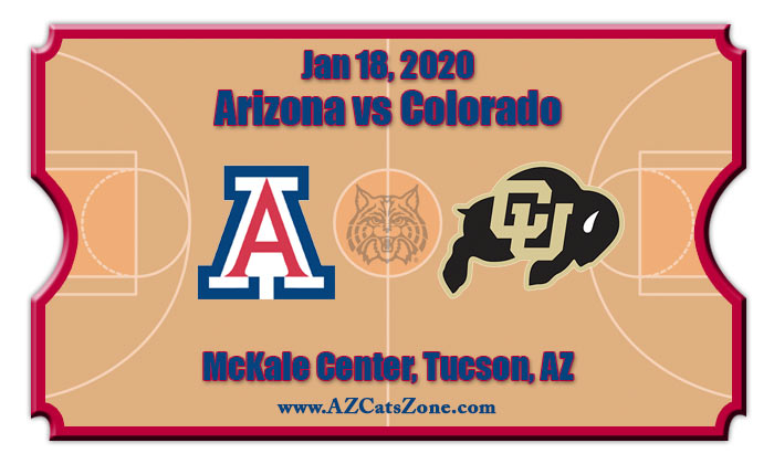 Arizona Wildcats vs Colorado Buffaloes Basketball Tickets