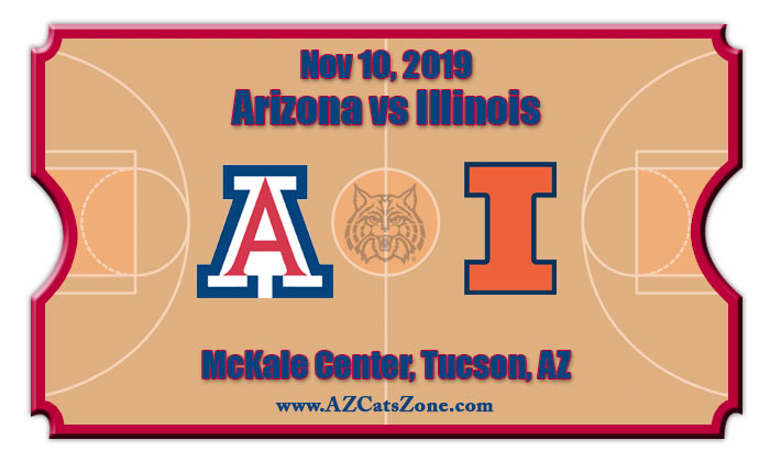 Arizona Wildcats vs Illinois Fighting Illini Basketball Tickets