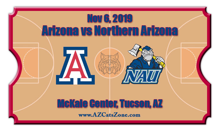 Arizona Wildcats vs Northern Arizona Lumberjacks Basketball Tickets