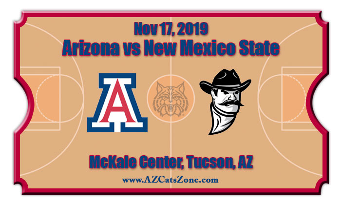 Arizona Wildcats vs New Mexico State Aggies Basketball Tickets