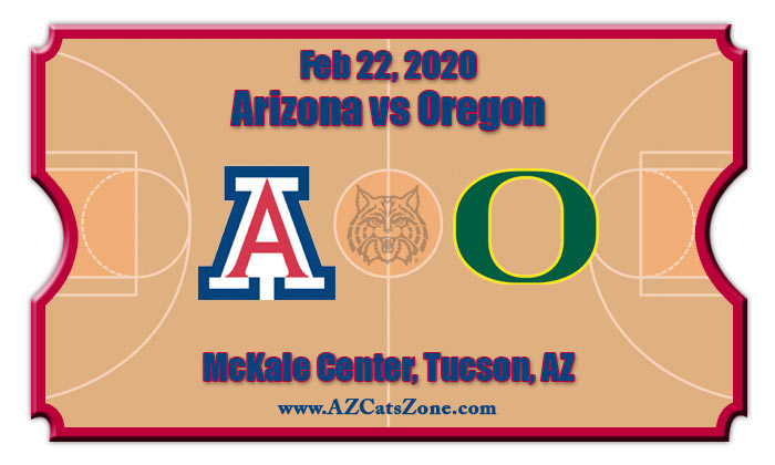 Arizona Wildcats vs Oregon Ducks Basketball Tickets