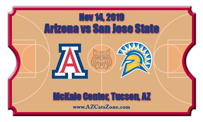 Arizona Wildcats vs San Jose State Spartans Basketball Tickets