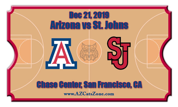 Arizona Wildcats vs St. Johns Red Storm Basketball Tickets