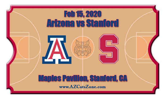 Arizona Wildcats vs Stanford Cardinal Basketball Tickets