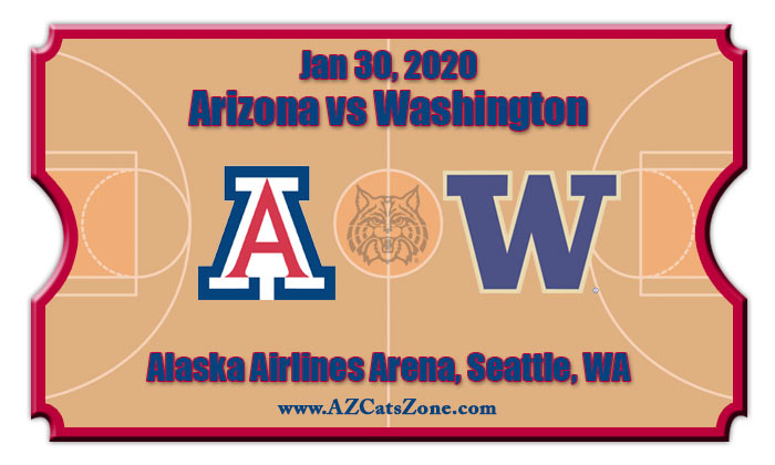 Arizona Wildcats vs Washington Huskies Basketball Tickets