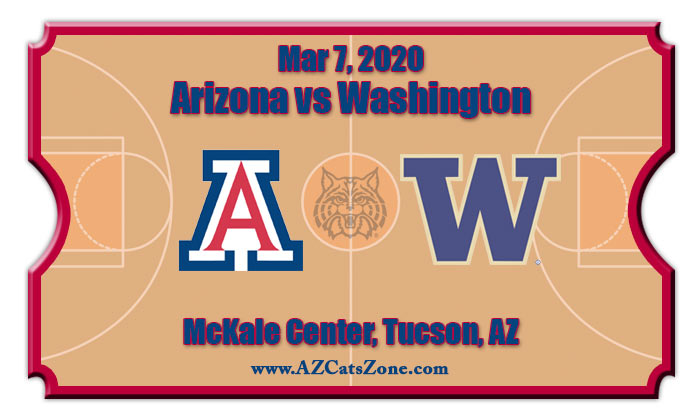 Arizona Wildcats vs Washington Huskies Basketball Tickets