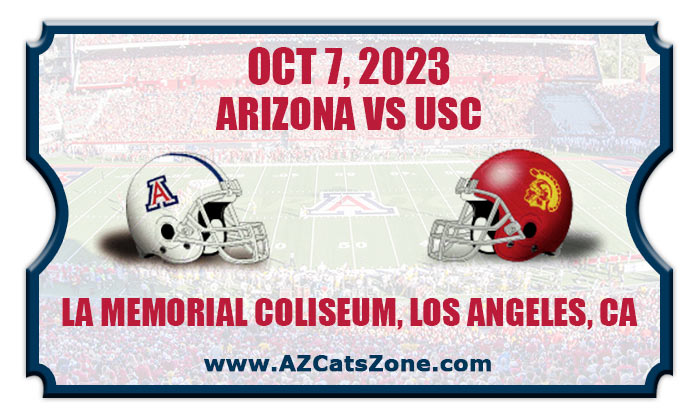 2023 Arizona Wildcats vs USC Trojans Football Tickets