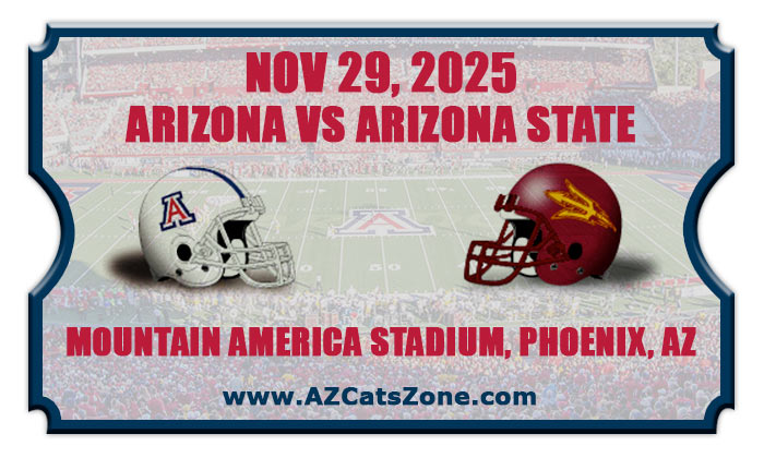 2025 Arizona Wildcats vs Arizona State Sun Devils Football Tickets