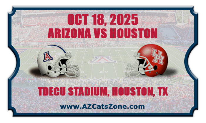 2025 Arizona Wildcats vs Houston Cougars Football Tickets