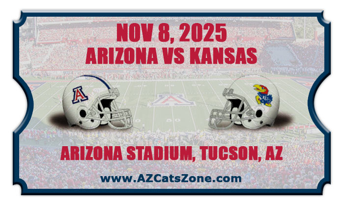 2025 Arizona Wildcats vs Kansas Jayhawks Football Tickets